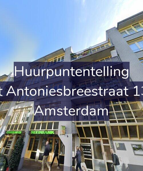 Foto gevel Huurpuntentelling voor Sint Antoniesbreestraat 13-A, Amsterdam
