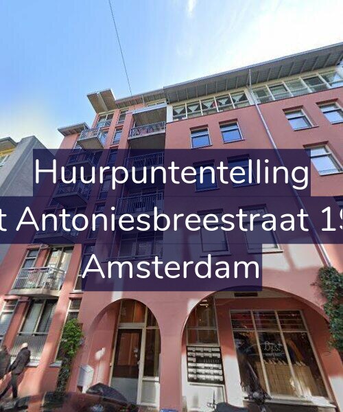 Foto gevel Huurpuntentelling voor Sint Antoniesbreestraat 19-B, Amsterdam