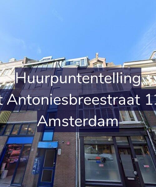 Foto gevel Huurpuntentelling voor Sint Antoniesbreestraat 12-A, Amsterdam