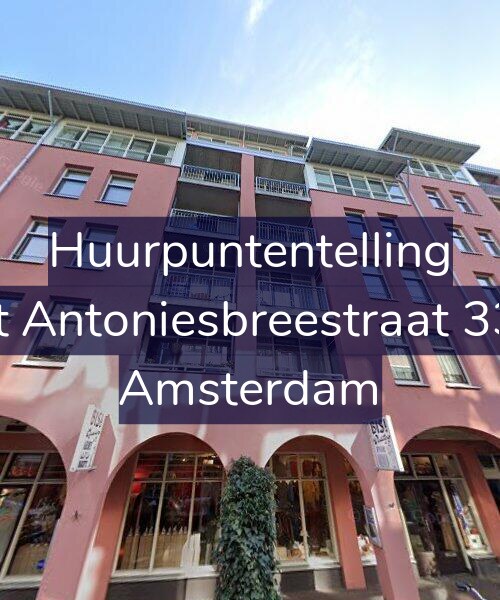 Foto gevel Huurpuntentelling voor Sint Antoniesbreestraat 33-D, Amsterdam