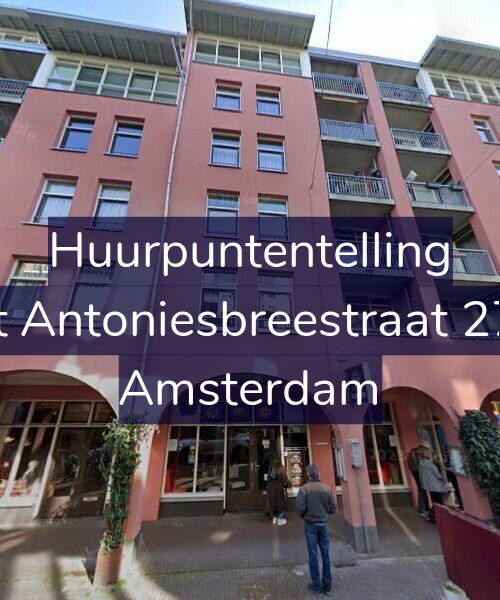 Foto gevel Huurpuntentelling voor Sint Antoniesbreestraat 27-H, Amsterdam