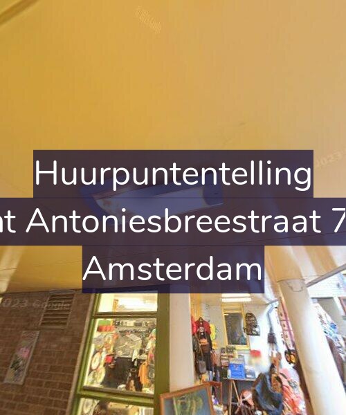 Foto gevel Huurpuntentelling voor Sint Antoniesbreestraat 7-A, Amsterdam
