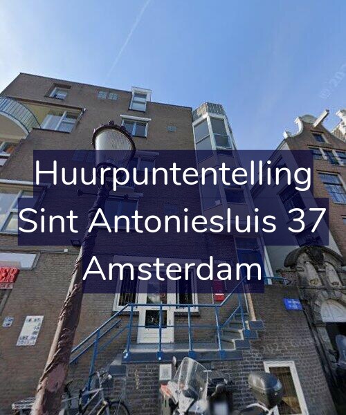Foto gevel Huurpuntentelling voor Sint Antoniesluis 37, Amsterdam