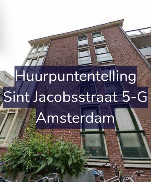 Foto gevel Huurpuntentelling voor Sint Jacobsstraat 5-G, Amsterdam