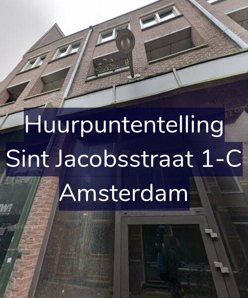 Foto gevel Huurpuntentelling voor Sint Jacobsstraat 1-C, Amsterdam