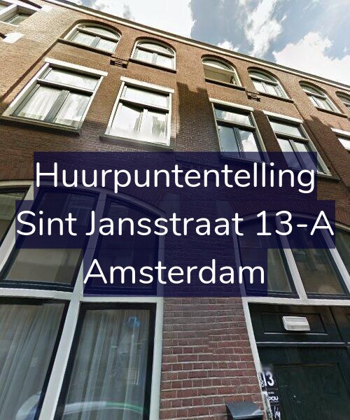 Foto gevel Huurpuntentelling voor Sint Jansstraat 13-A, Amsterdam
