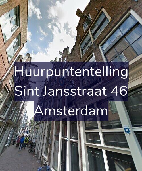 Foto gevel Huurpuntentelling voor Sint Jansstraat 46, Amsterdam