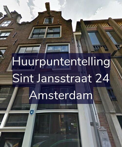 Foto gevel Huurpuntentelling voor Sint Jansstraat 24, Amsterdam