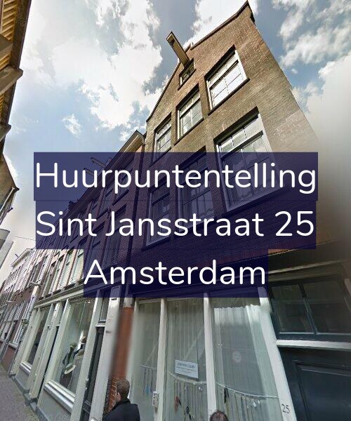 Foto gevel Huurpuntentelling voor Sint Jansstraat 25, Amsterdam