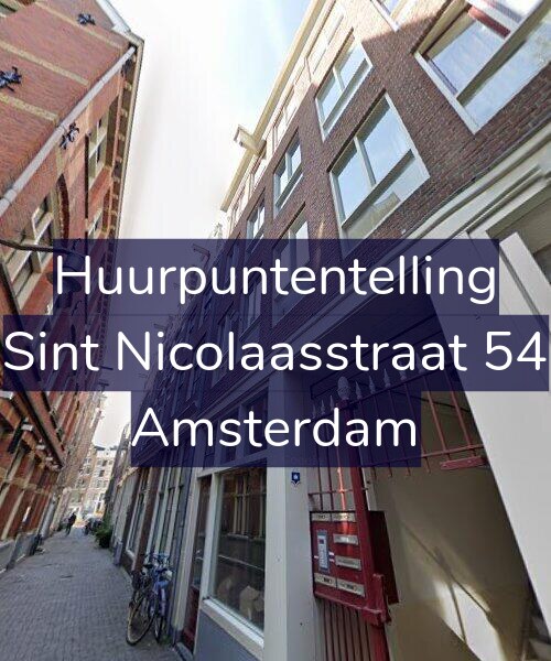 Foto gevel Huurpuntentelling voor Sint Nicolaasstraat 54, Amsterdam