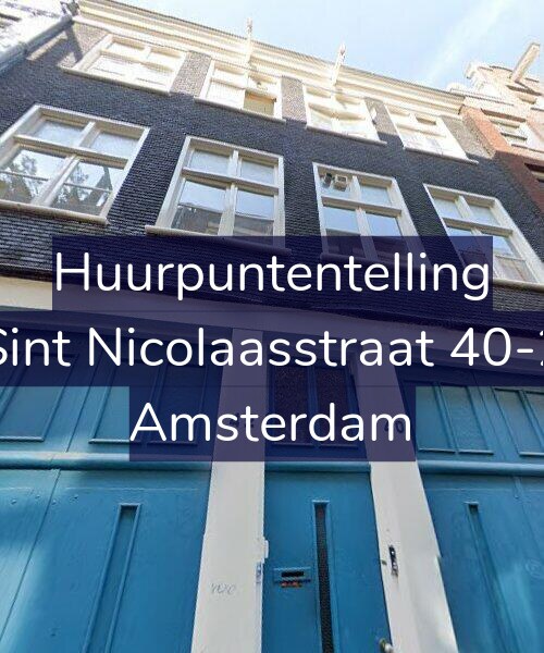 Foto gevel Huurpuntentelling voor Sint Nicolaasstraat 40-2, Amsterdam