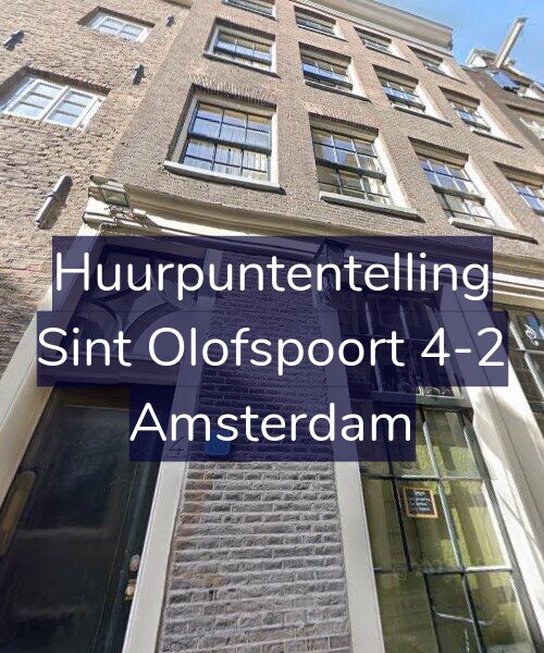 Foto gevel Huurpuntentelling voor Sint Olofspoort 4-2, Amsterdam