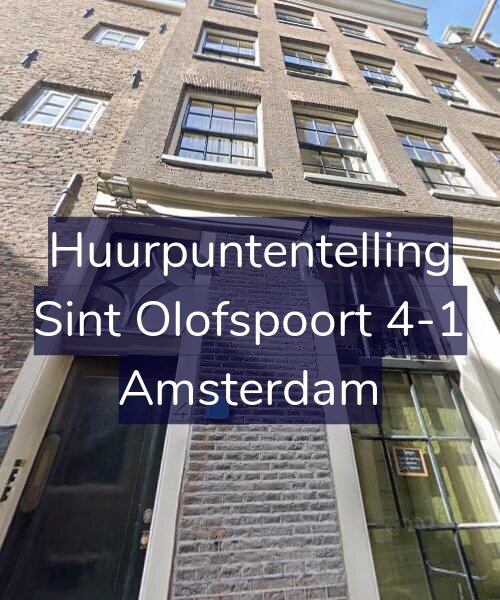 Foto gevel Huurpuntentelling voor Sint Olofspoort 4-1, Amsterdam