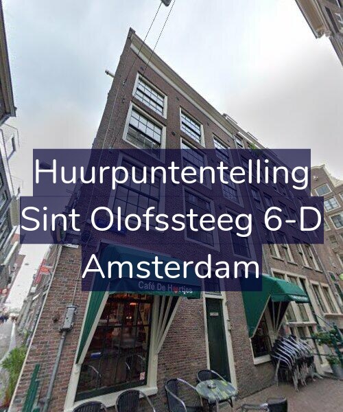 Foto gevel Huurpuntentelling voor Sint Olofssteeg 6-D, Amsterdam