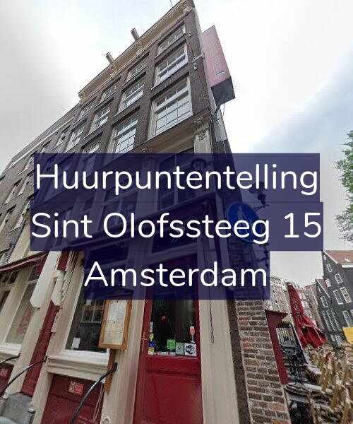 Foto gevel Huurpuntentelling voor Sint Olofssteeg 15, Amsterdam