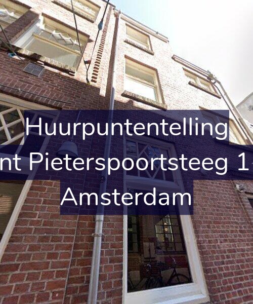 Foto gevel Huurpuntentelling voor Sint Pieterspoortsteeg 1-2, Amsterdam