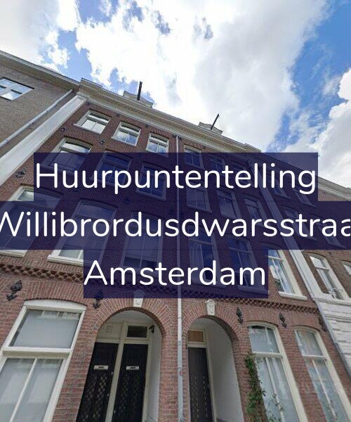 Foto gevel Huurpuntentelling voor Sint Willibrordusdwarsstraat 2-3, Amsterdam