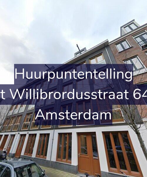 Foto gevel Huurpuntentelling voor Sint Willibrordusstraat 64-D, Amsterdam