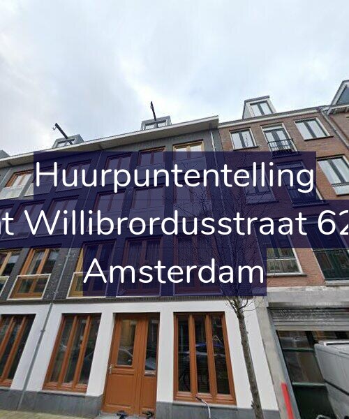 Foto gevel Huurpuntentelling voor Sint Willibrordusstraat 62-B, Amsterdam