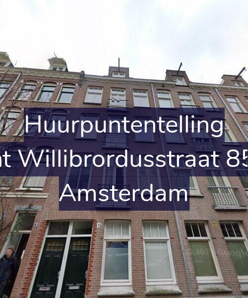 Foto gevel Huurpuntentelling voor Sint Willibrordusstraat 85-2, Amsterdam