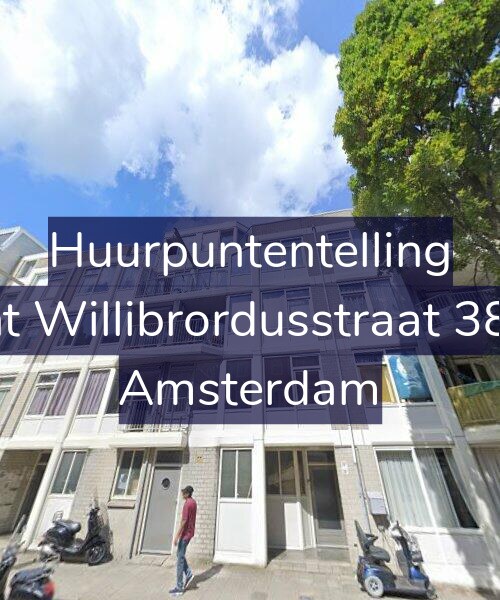 Foto gevel Huurpuntentelling voor Sint Willibrordusstraat 38-B, Amsterdam
