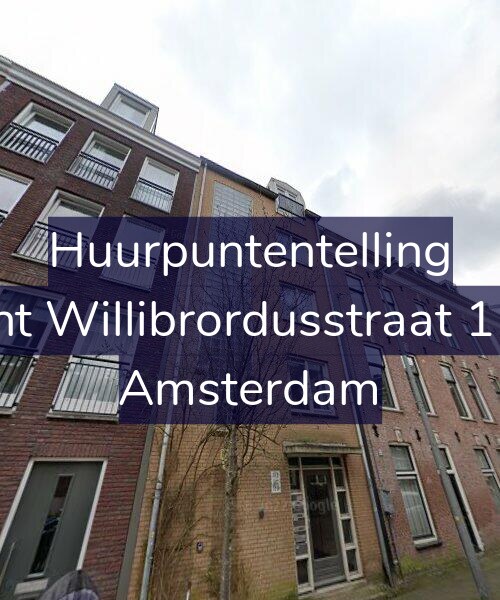 Foto gevel Huurpuntentelling voor Sint Willibrordusstraat 119, Amsterdam