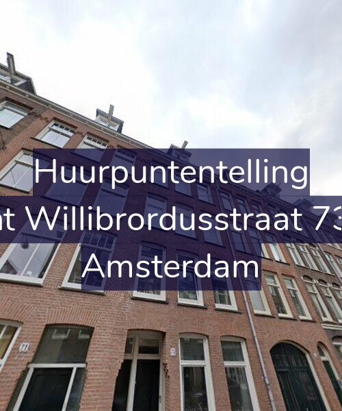 Foto gevel Huurpuntentelling voor Sint Willibrordusstraat 73-2, Amsterdam