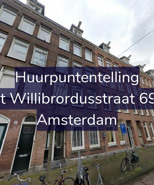 Foto gevel Huurpuntentelling voor Sint Willibrordusstraat 69-H, Amsterdam
