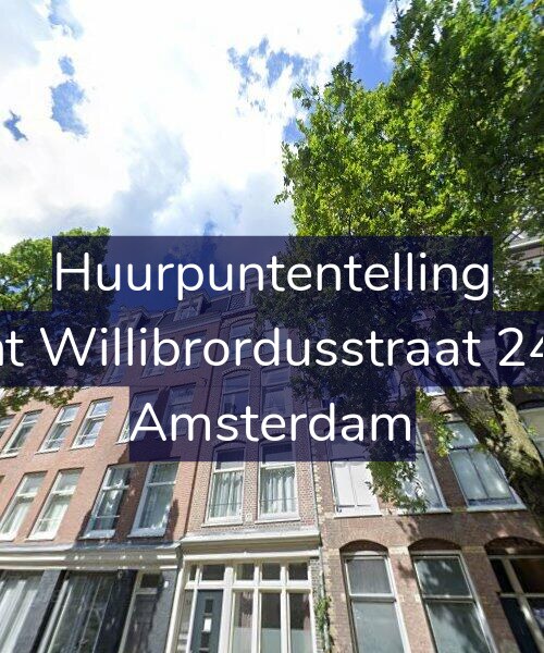 Foto gevel Huurpuntentelling voor Sint Willibrordusstraat 24-3, Amsterdam