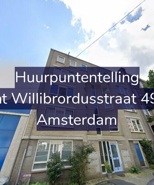 Foto gevel Huurpuntentelling voor Sint Willibrordusstraat 49-F, Amsterdam