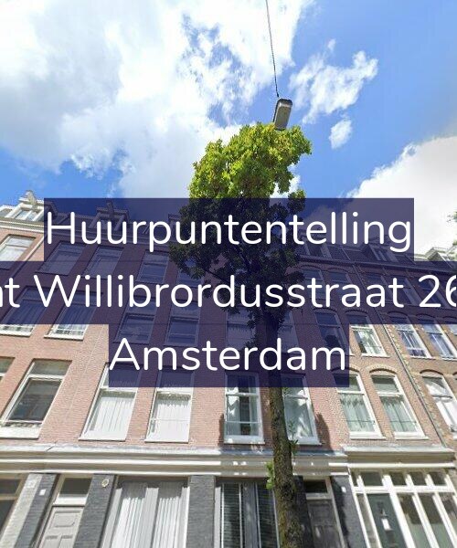 Foto gevel Huurpuntentelling voor Sint Willibrordusstraat 26-2, Amsterdam