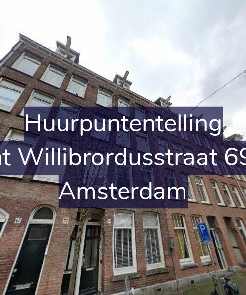Foto gevel Huurpuntentelling voor Sint Willibrordusstraat 69-1, Amsterdam