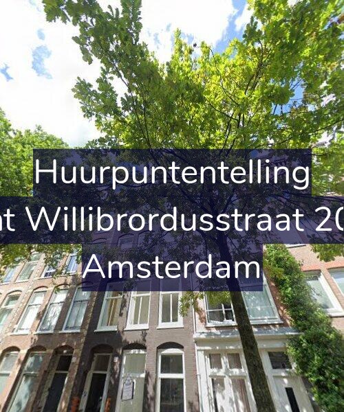 Foto gevel Huurpuntentelling voor Sint Willibrordusstraat 20-3, Amsterdam