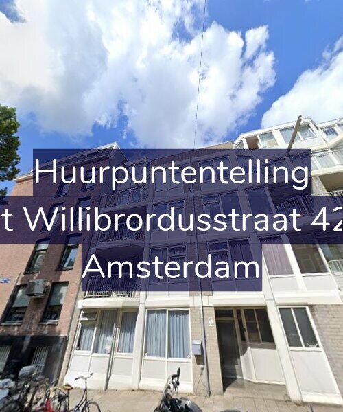 Foto gevel Huurpuntentelling voor Sint Willibrordusstraat 42-A, Amsterdam