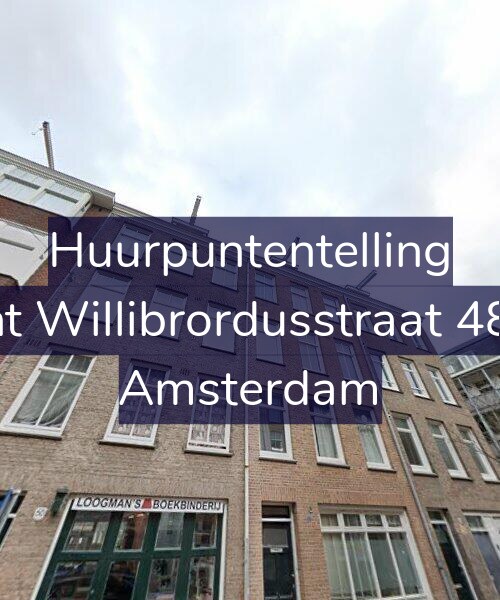 Foto gevel Huurpuntentelling voor Sint Willibrordusstraat 48-3, Amsterdam