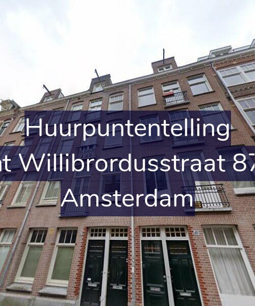 Foto gevel Huurpuntentelling voor Sint Willibrordusstraat 87-1, Amsterdam