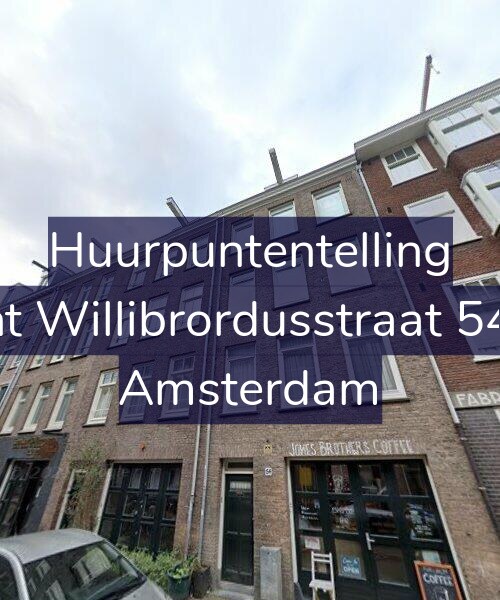 Foto gevel Huurpuntentelling voor Sint Willibrordusstraat 54-2, Amsterdam