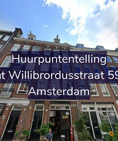 Foto gevel Huurpuntentelling voor Sint Willibrordusstraat 59-3, Amsterdam