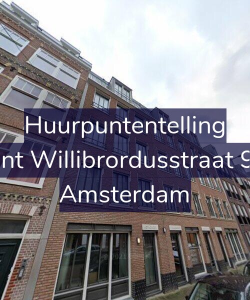 Foto gevel Huurpuntentelling voor Sint Willibrordusstraat 99, Amsterdam