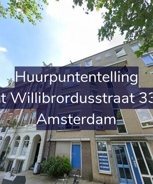 Foto gevel Huurpuntentelling voor Sint Willibrordusstraat 33-B, Amsterdam