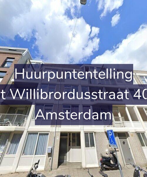 Foto gevel Huurpuntentelling voor Sint Willibrordusstraat 40-A, Amsterdam