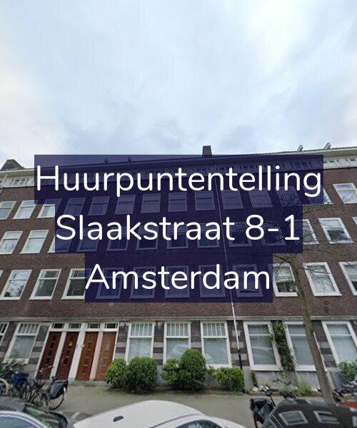 Foto gevel Huurpuntentelling voor Slaakstraat 8-1, Amsterdam