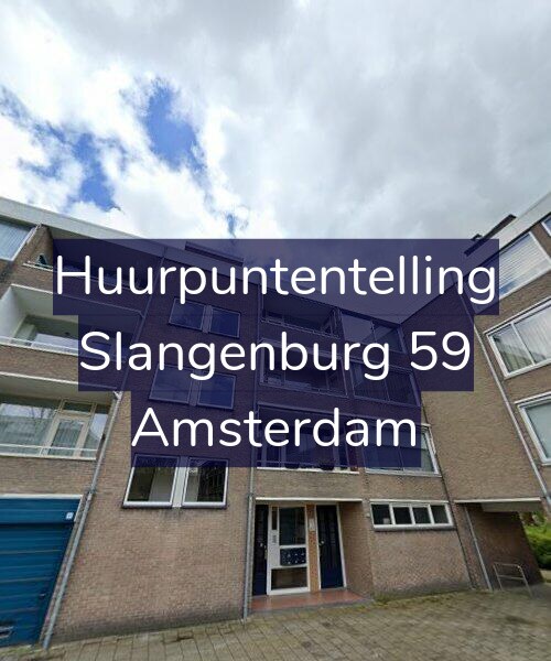 Foto gevel Huurpuntentelling voor Slangenburg 59, Amsterdam