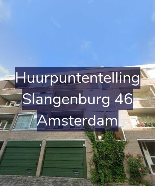 Foto gevel Huurpuntentelling voor Slangenburg 46, Amsterdam