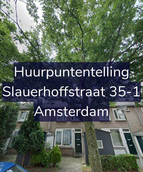 Foto gevel Huurpuntentelling voor Slauerhoffstraat 35-1, Amsterdam