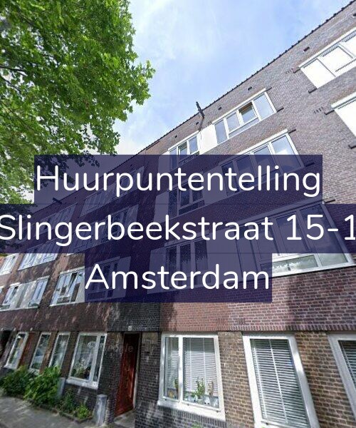 Foto gevel Huurpuntentelling voor Slingerbeekstraat 15-1, Amsterdam