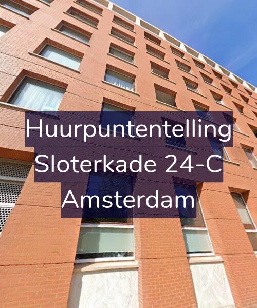 Foto gevel Huurpuntentelling voor Sloterkade 24-C, Amsterdam