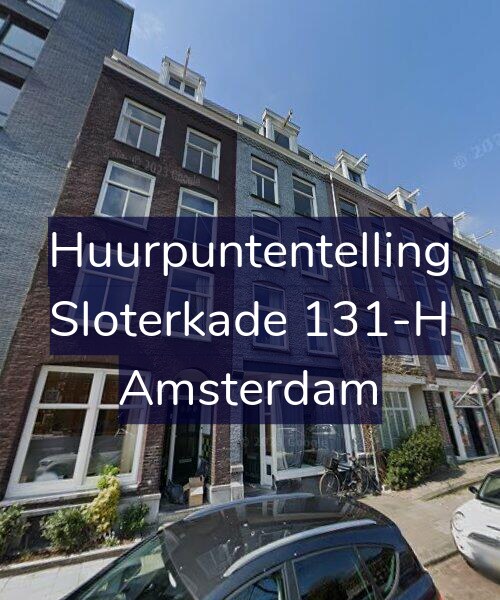 Foto gevel Huurpuntentelling voor Sloterkade 131-H, Amsterdam