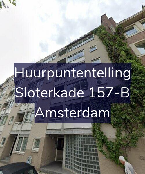 Foto gevel Huurpuntentelling voor Sloterkade 157-B, Amsterdam