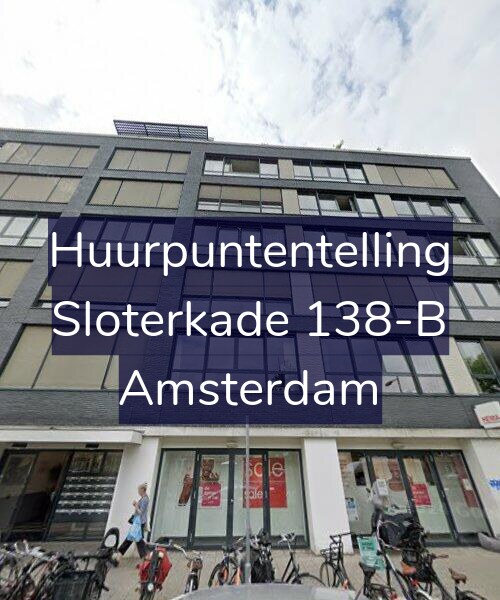 Foto gevel Huurpuntentelling voor Sloterkade 138-B, Amsterdam